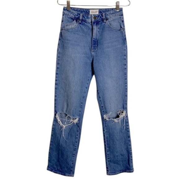 Rolla’s original high rise straight jeans size 27 in excellent condition - Picture 6 of 10
